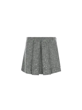 A-line Miniskirt Wool