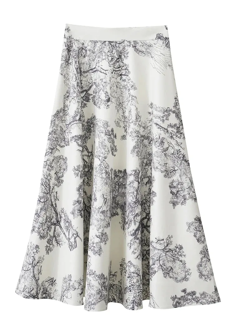 A-line Women's Botanical Skirt