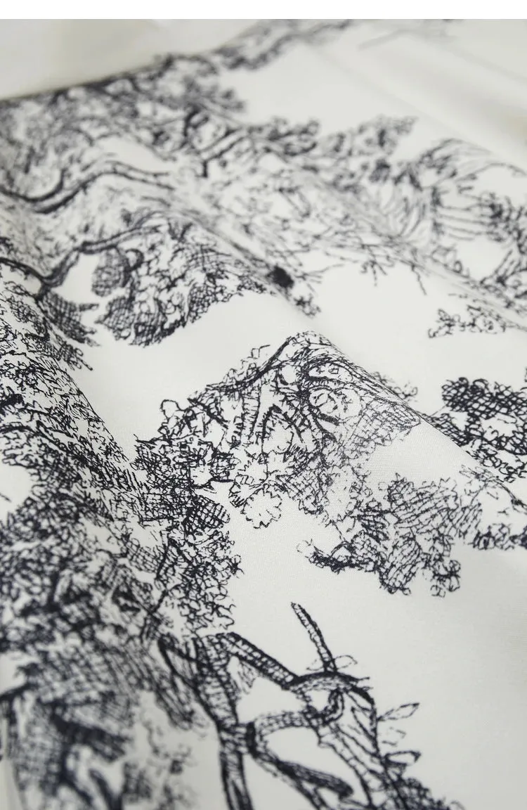 A-line Women's Botanical Skirt