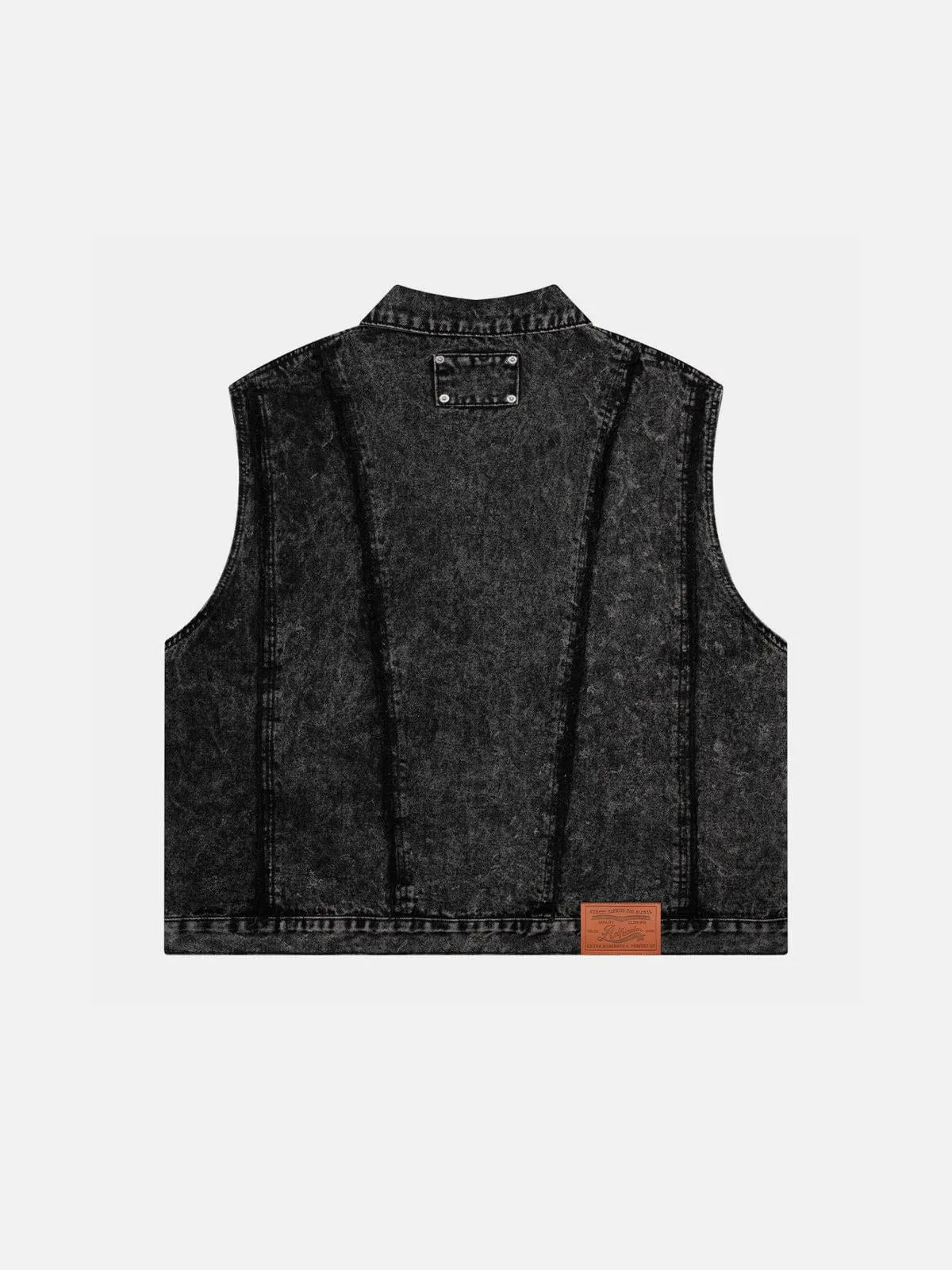 Aelfric Eden Fringe Washed Denim Vest