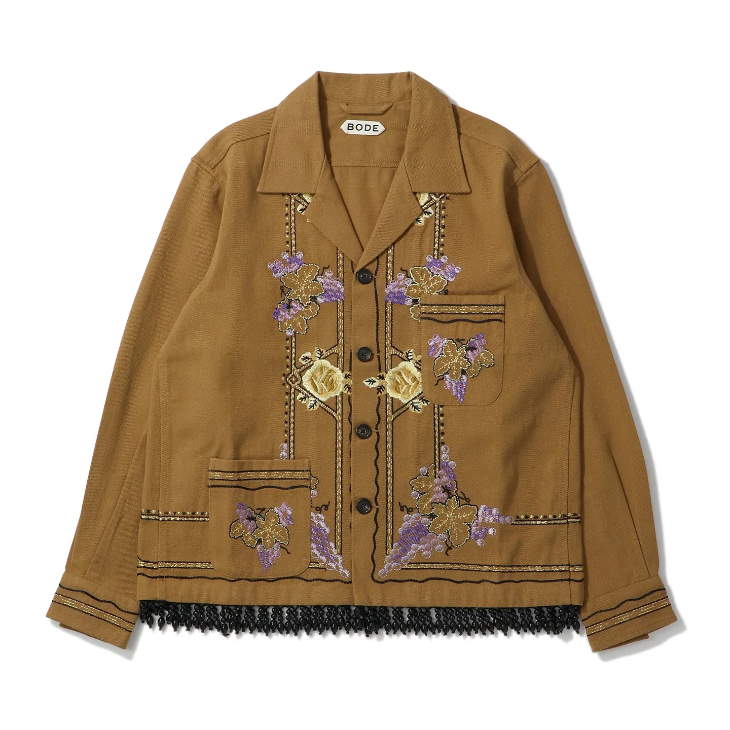 AUTUMN ROYAL FRINGED LS SHIRT