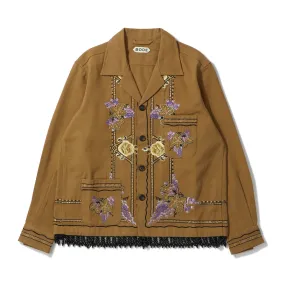 AUTUMN ROYAL FRINGED LS SHIRT