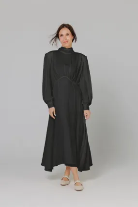 Black Flutter Dress
