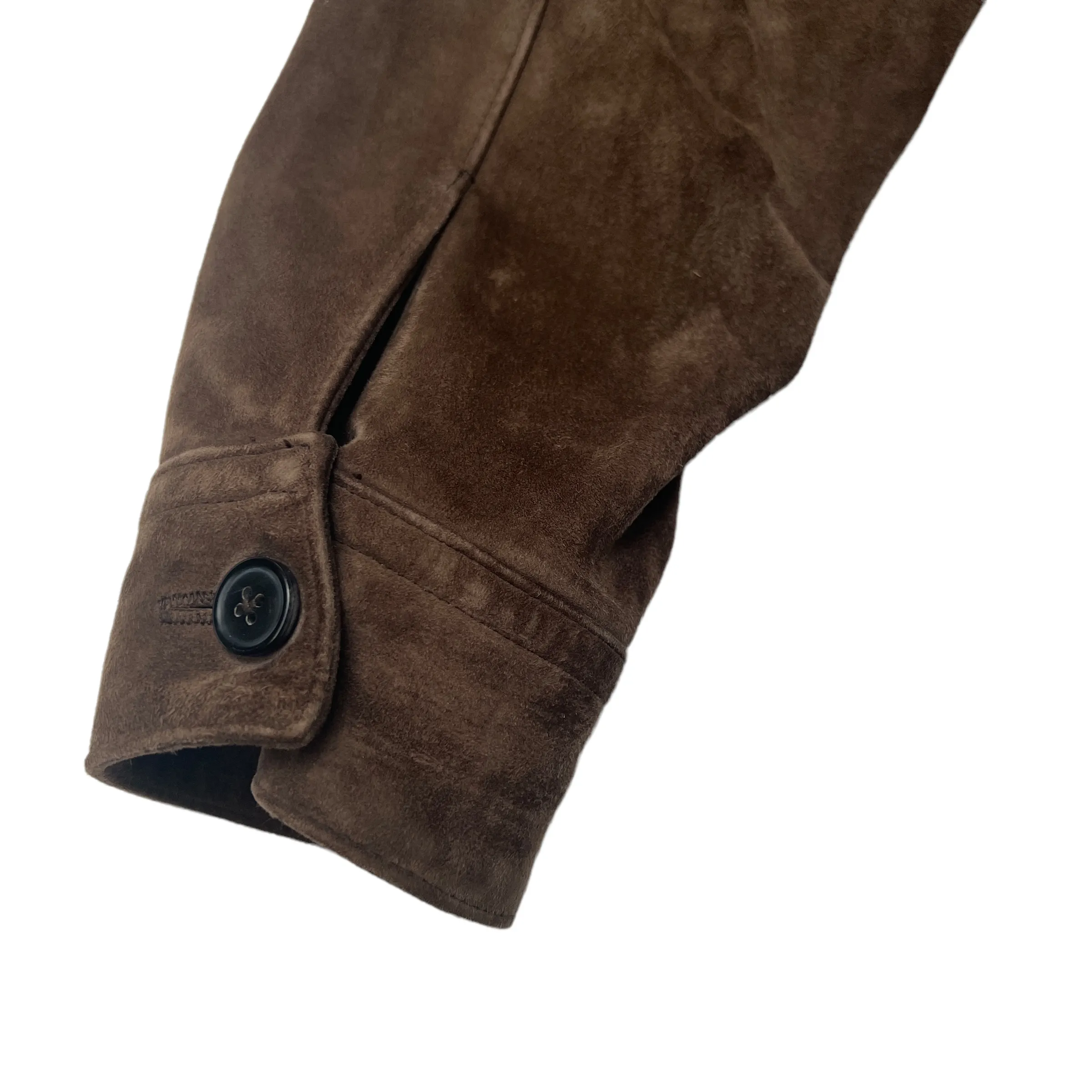 Brown Suede Jacket - M