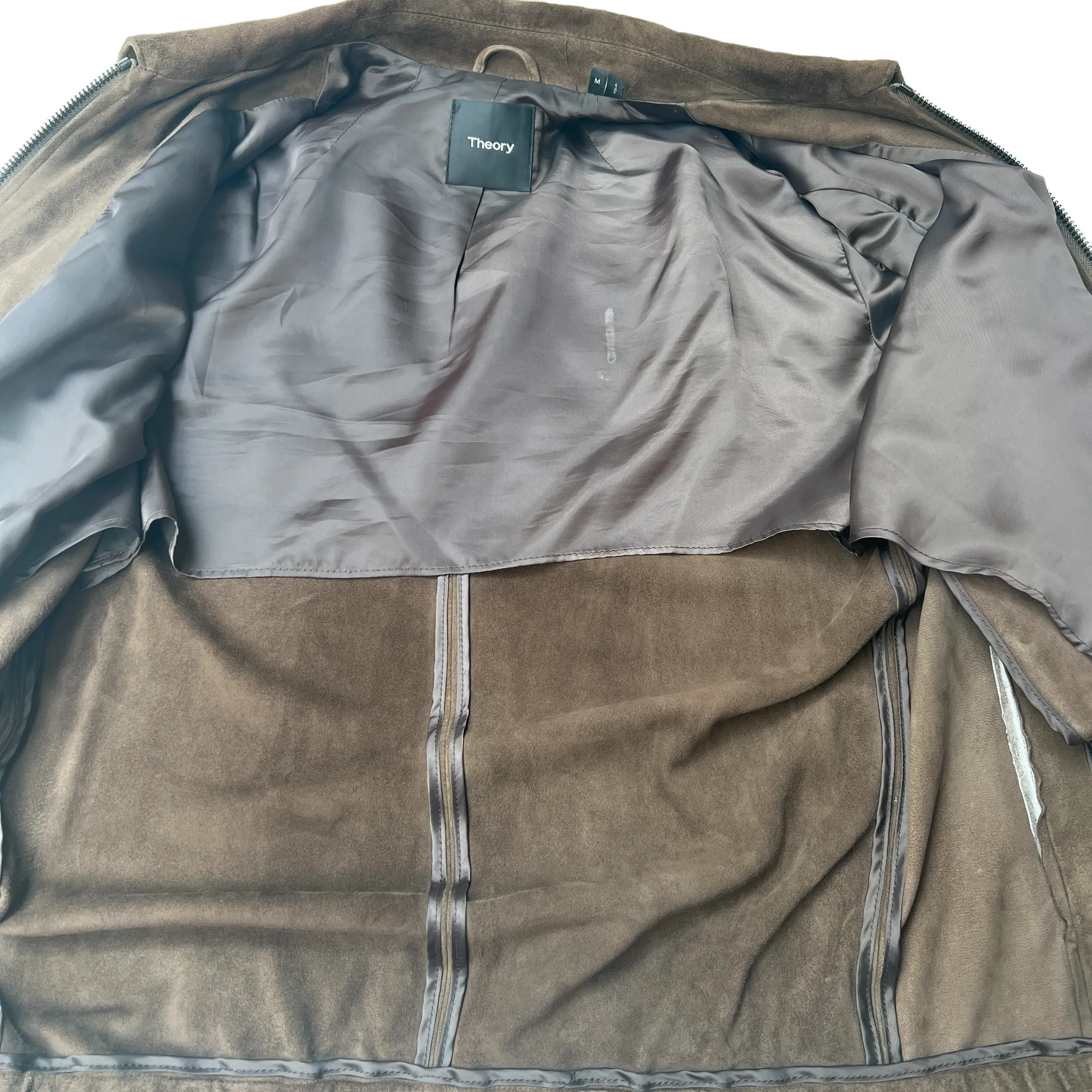 Brown Suede Jacket - M