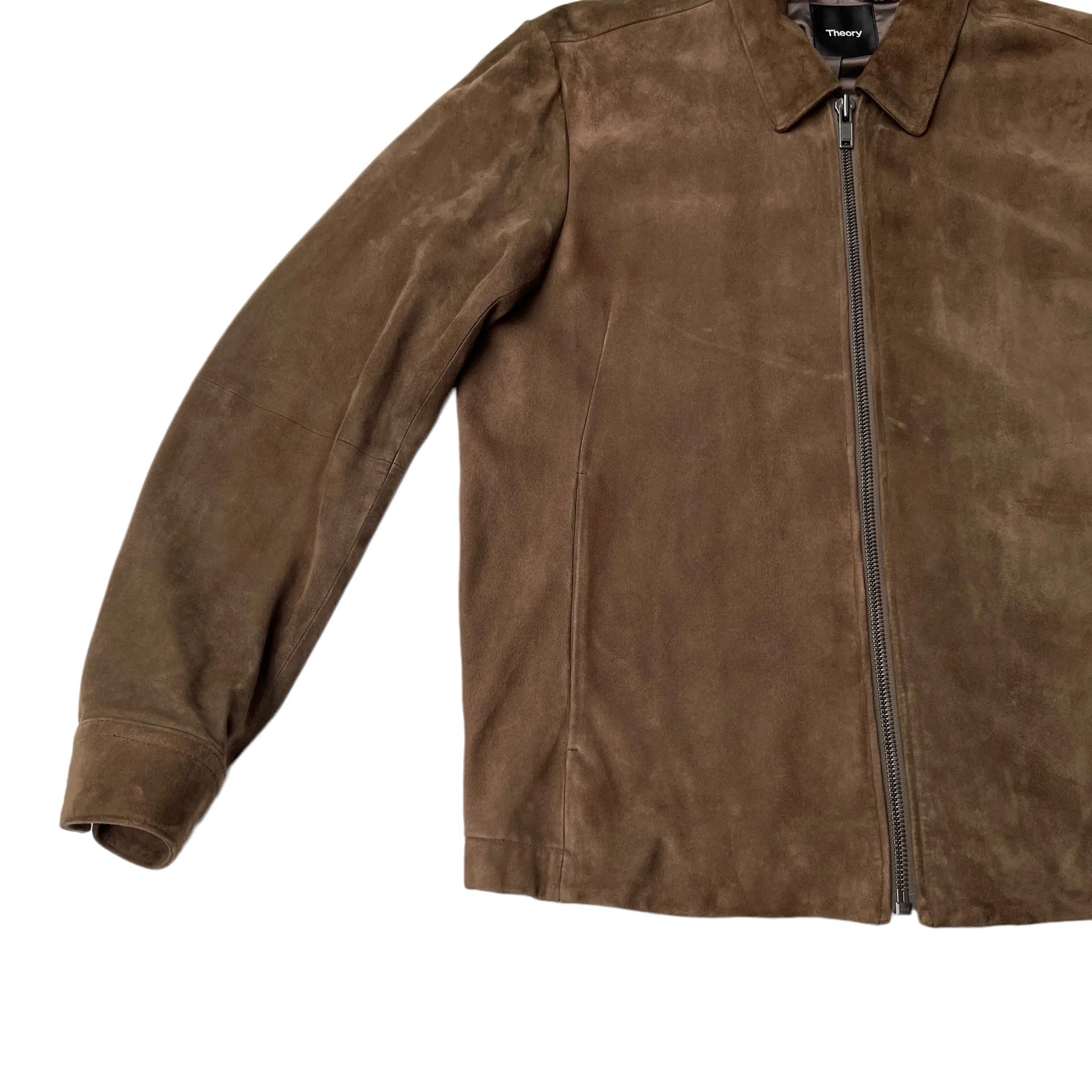 Brown Suede Jacket - M