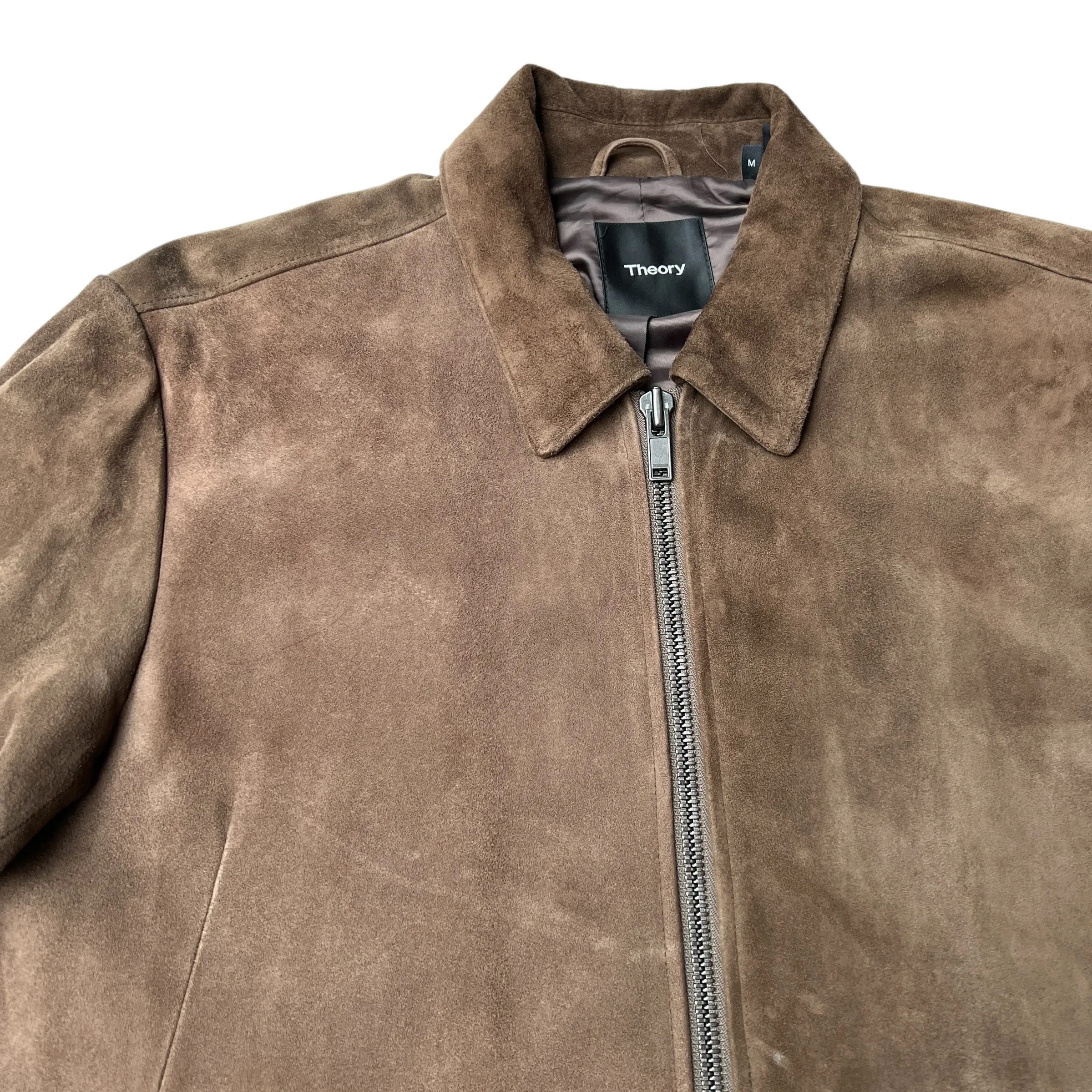 Brown Suede Jacket - M