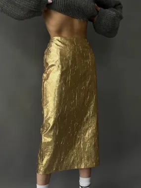 Chicmy-Solid Color A-line Skirts Bottoms