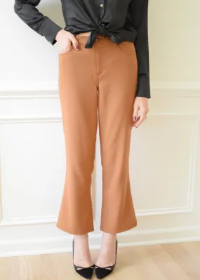 Copper Wide Leg Crop Pants