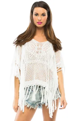 Crochet Cover Up Shawl