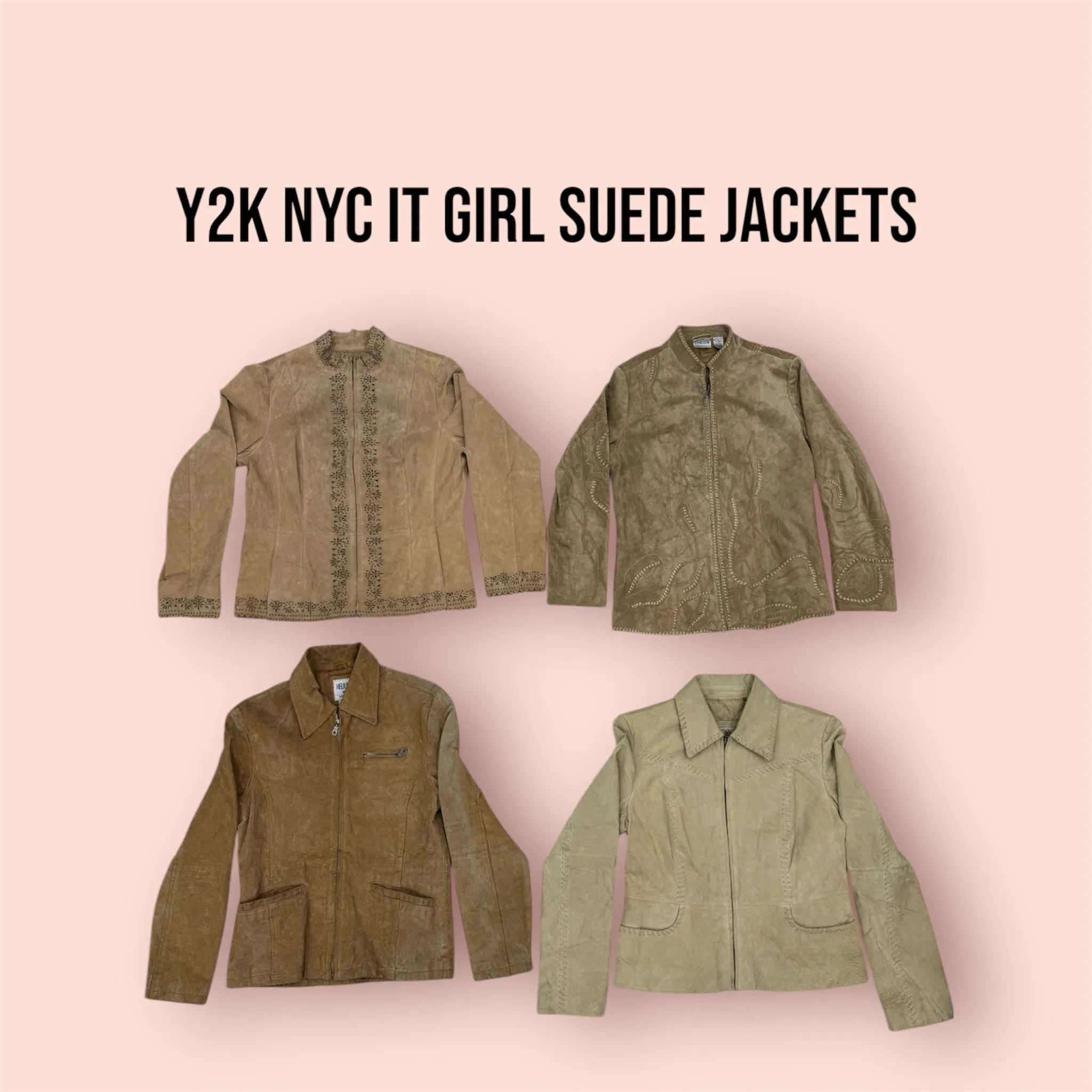 Custom handpick Suede jacket