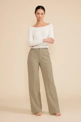 Diana Wide Leg Pant - Sage