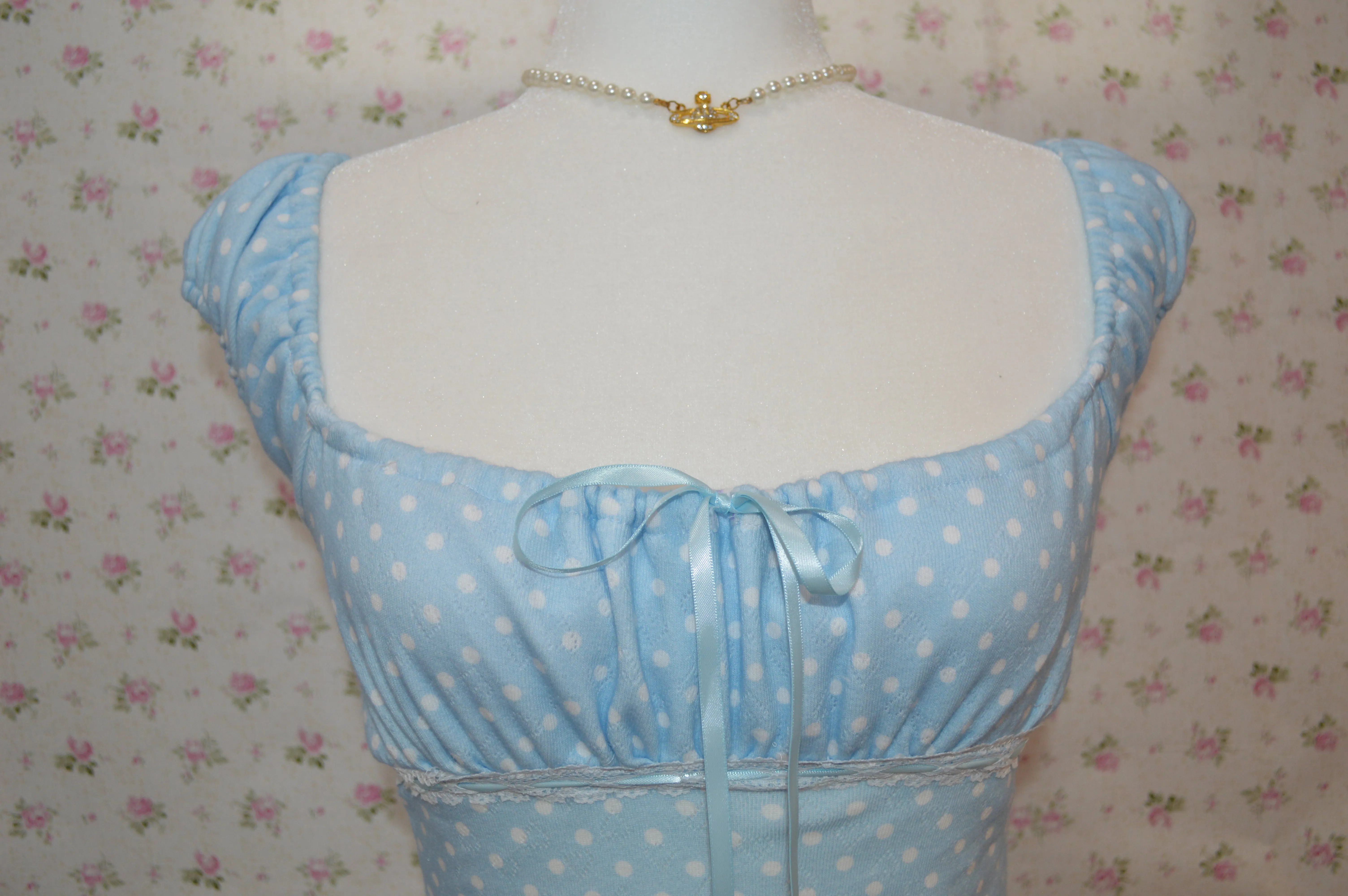 Dotty Peasant Top