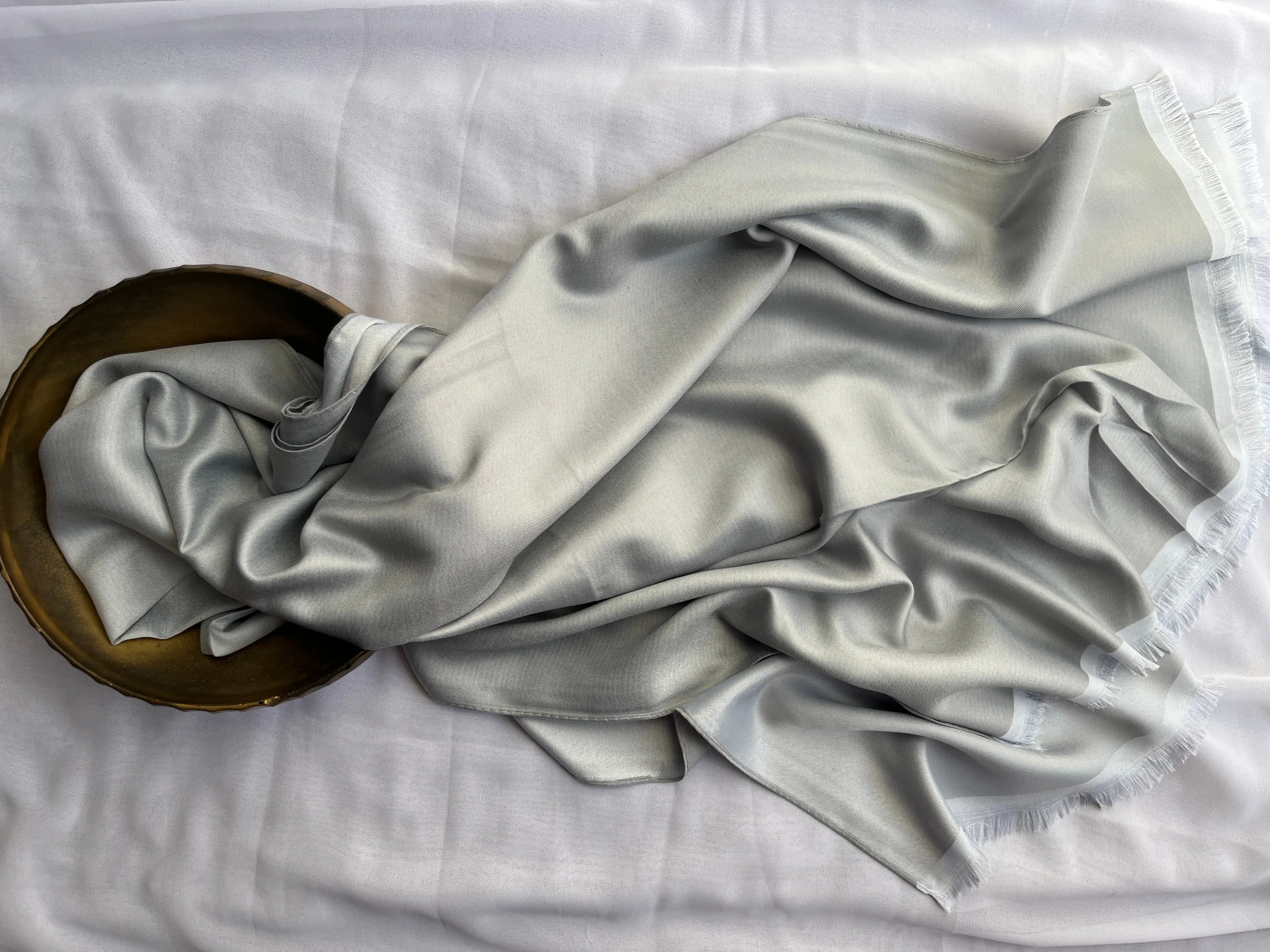 Double-Shaded Satan Silk Hijabs