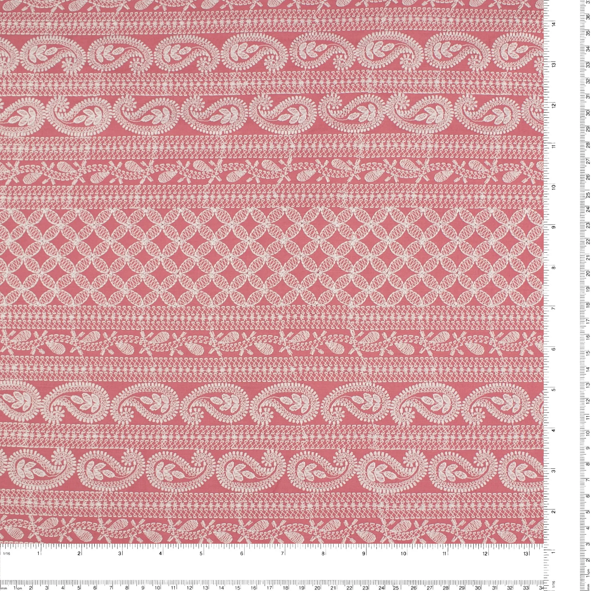 Fashion Embroidery - MARGARET - Pink