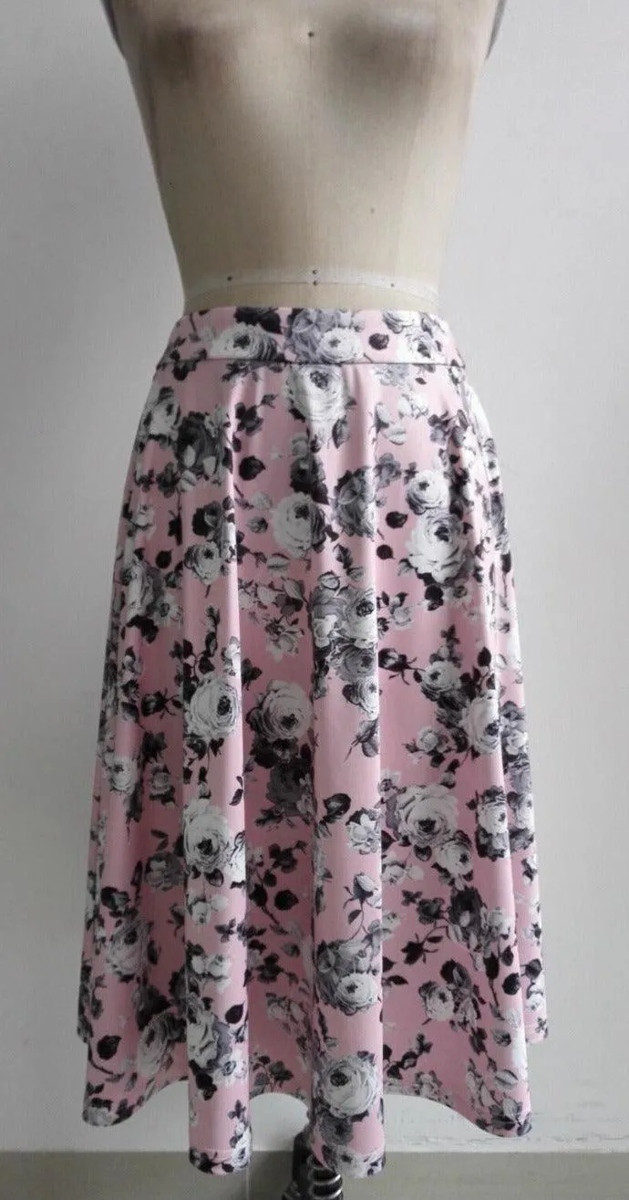 FLOWER FIELDS A-LINE SKIRT