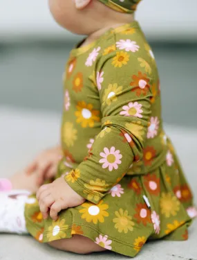 FLOWER POWER DREAM BODYSUIT DRESS