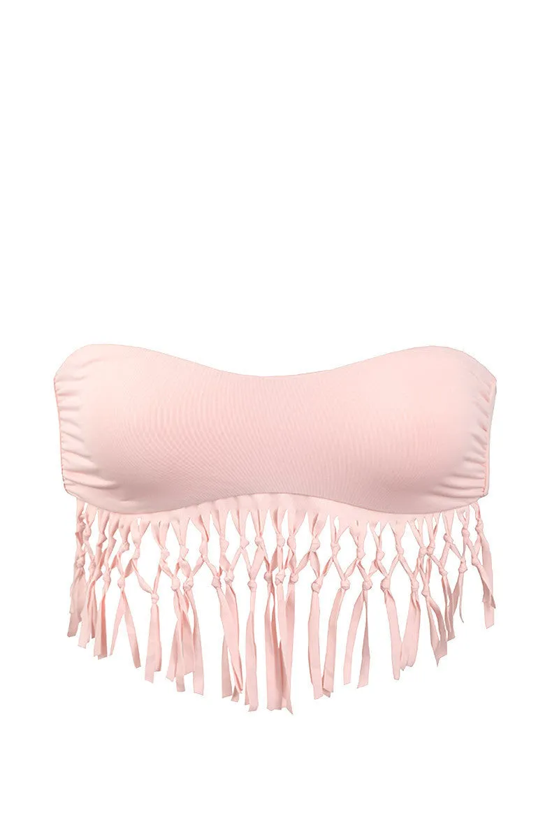 Fringe Bandeau Top