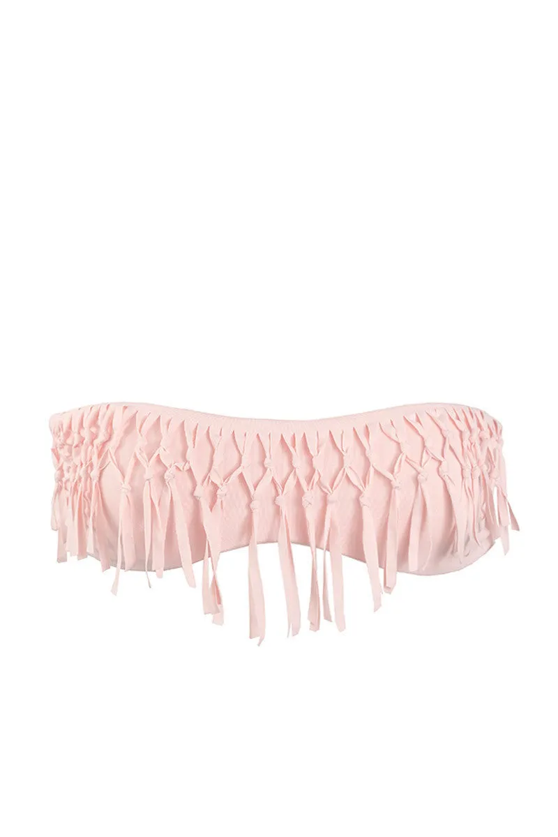 Fringe Bandeau Top