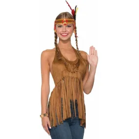 Fringed Halter Top - Std