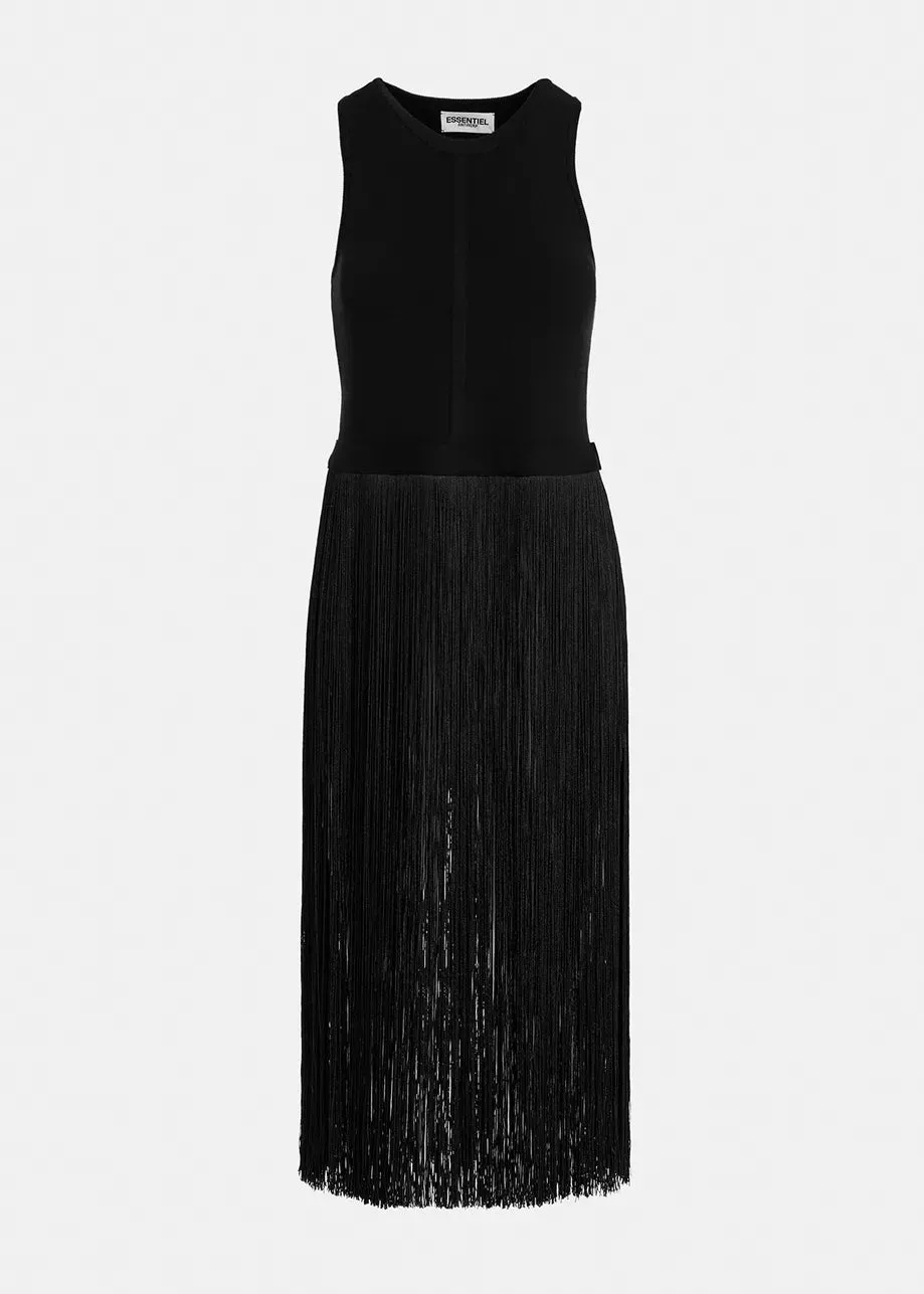 Gabbers Fringed Top - Black