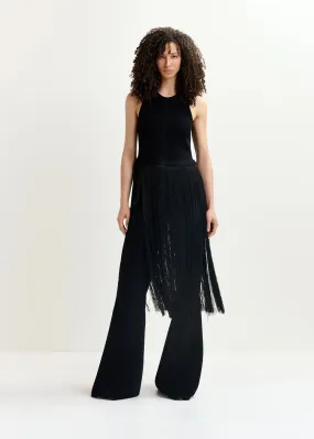 Gabbers Fringed Top - Black