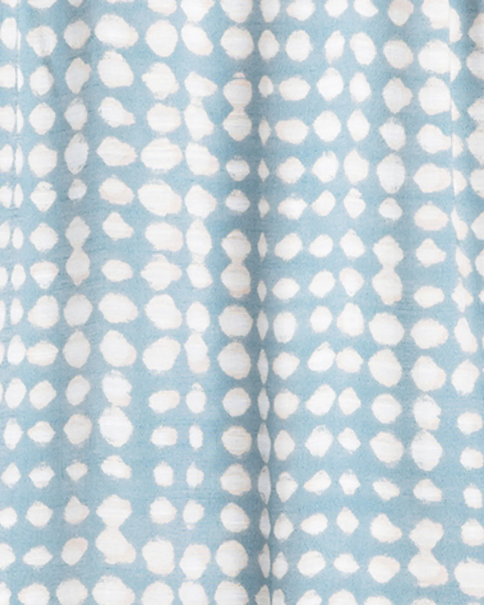 Gwen Printed Peasant Top | Turquoise