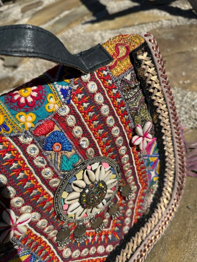 Gypsy Lavender Bliss Fringed Bag