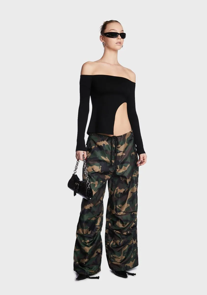 Helena Asymmetric Off The Shoulder Top