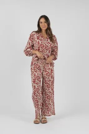 Humidity - Eden Pant Brick Print | HS24318