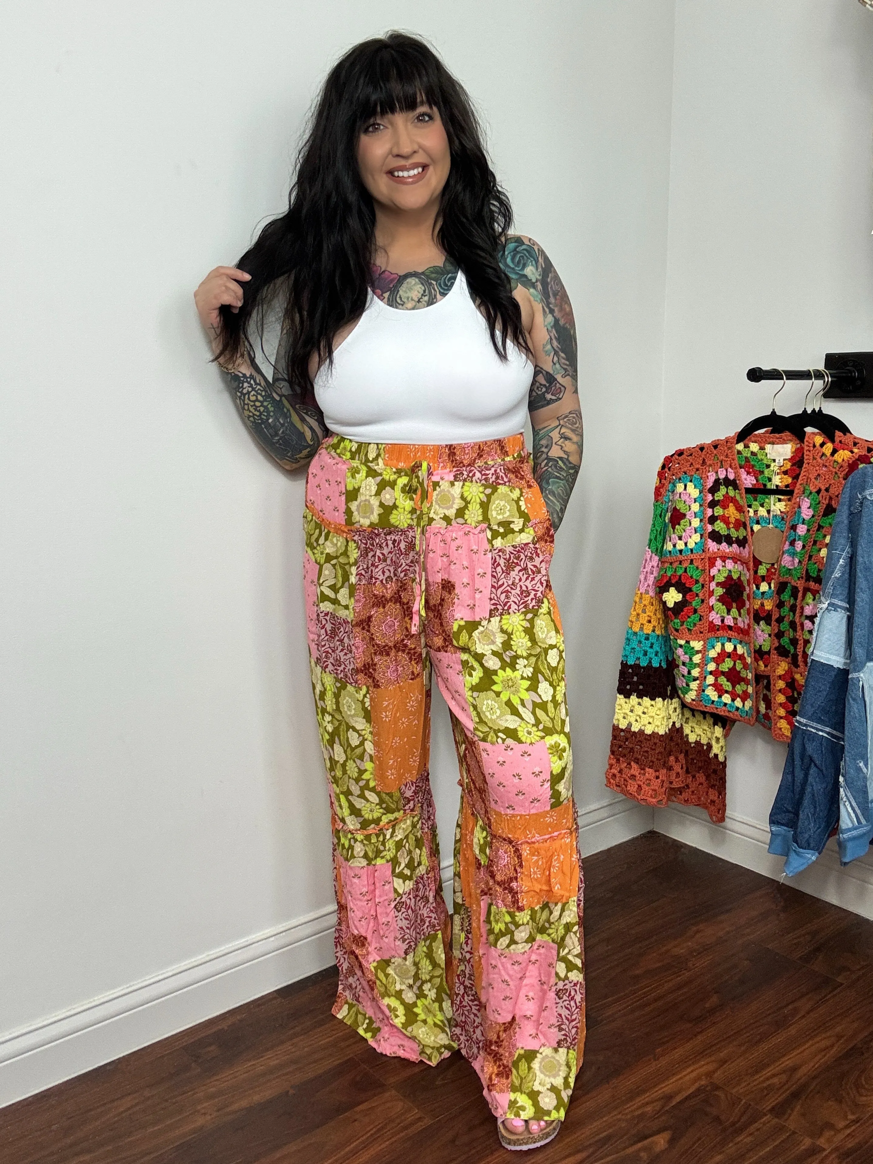 Jude Palazzo Pants : Avocado