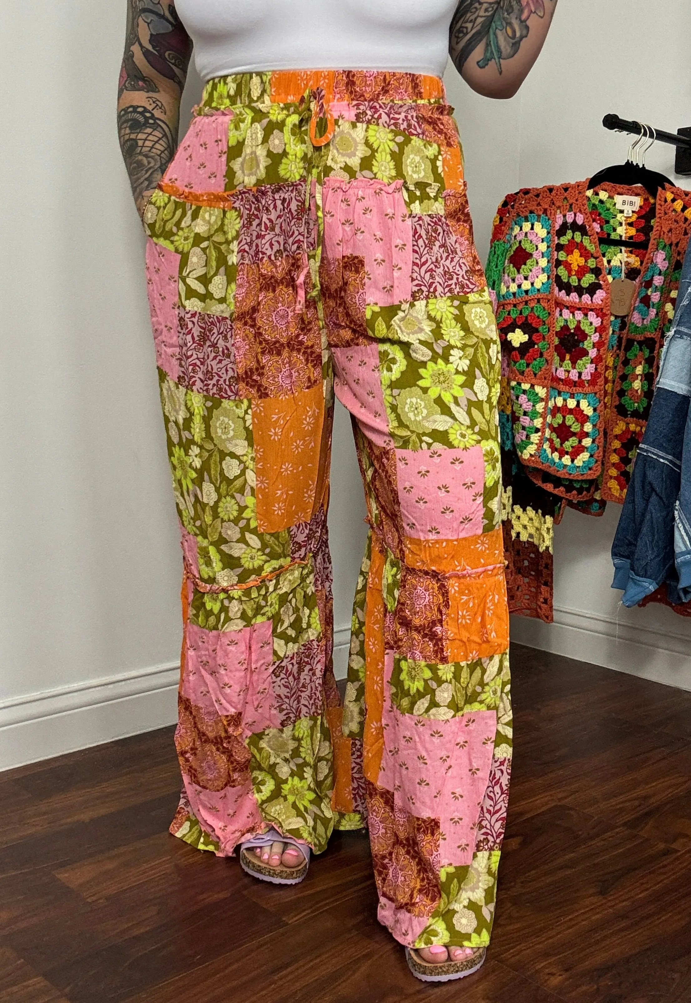 Jude Palazzo Pants : Avocado