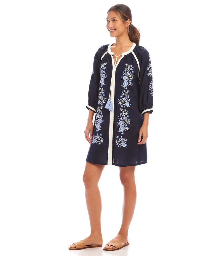 Karen Kane Embroidered Detail Dress