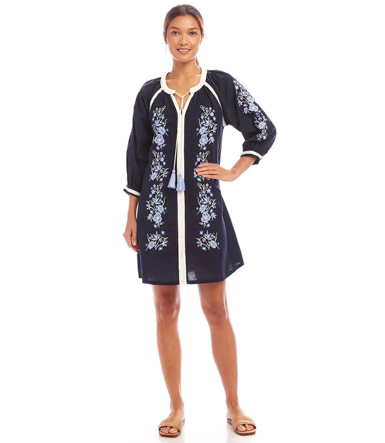 Karen Kane Embroidered Detail Dress