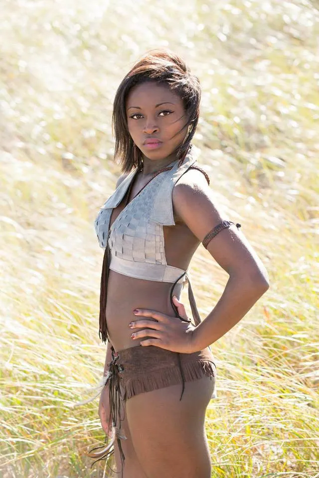 Kyra SUEDE Fringe Booty Shorts | Lace Up Front Panties - SS1103