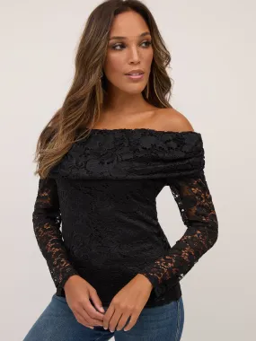 Lace Off-The-Shoulder Top