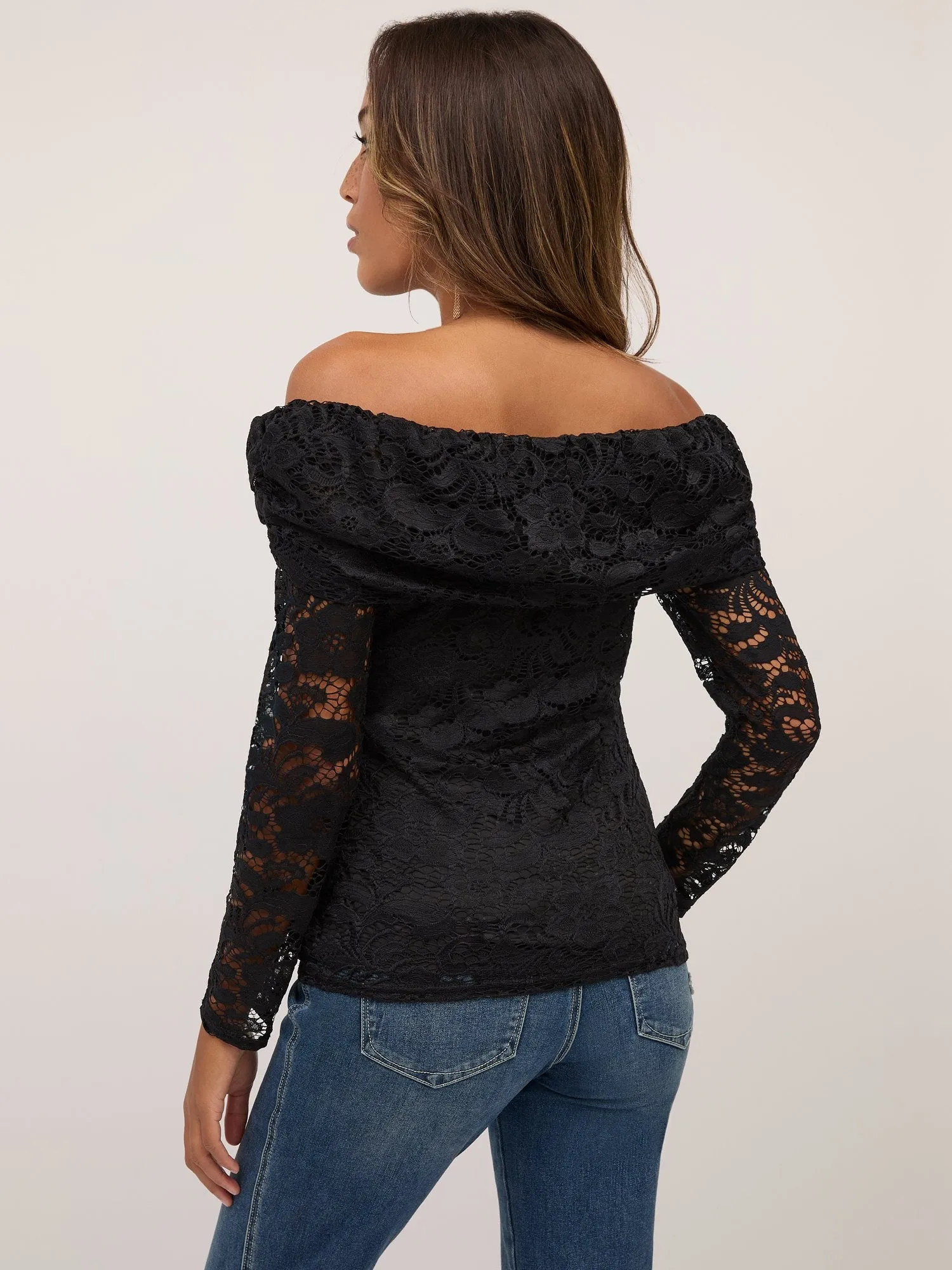 Lace Off-The-Shoulder Top