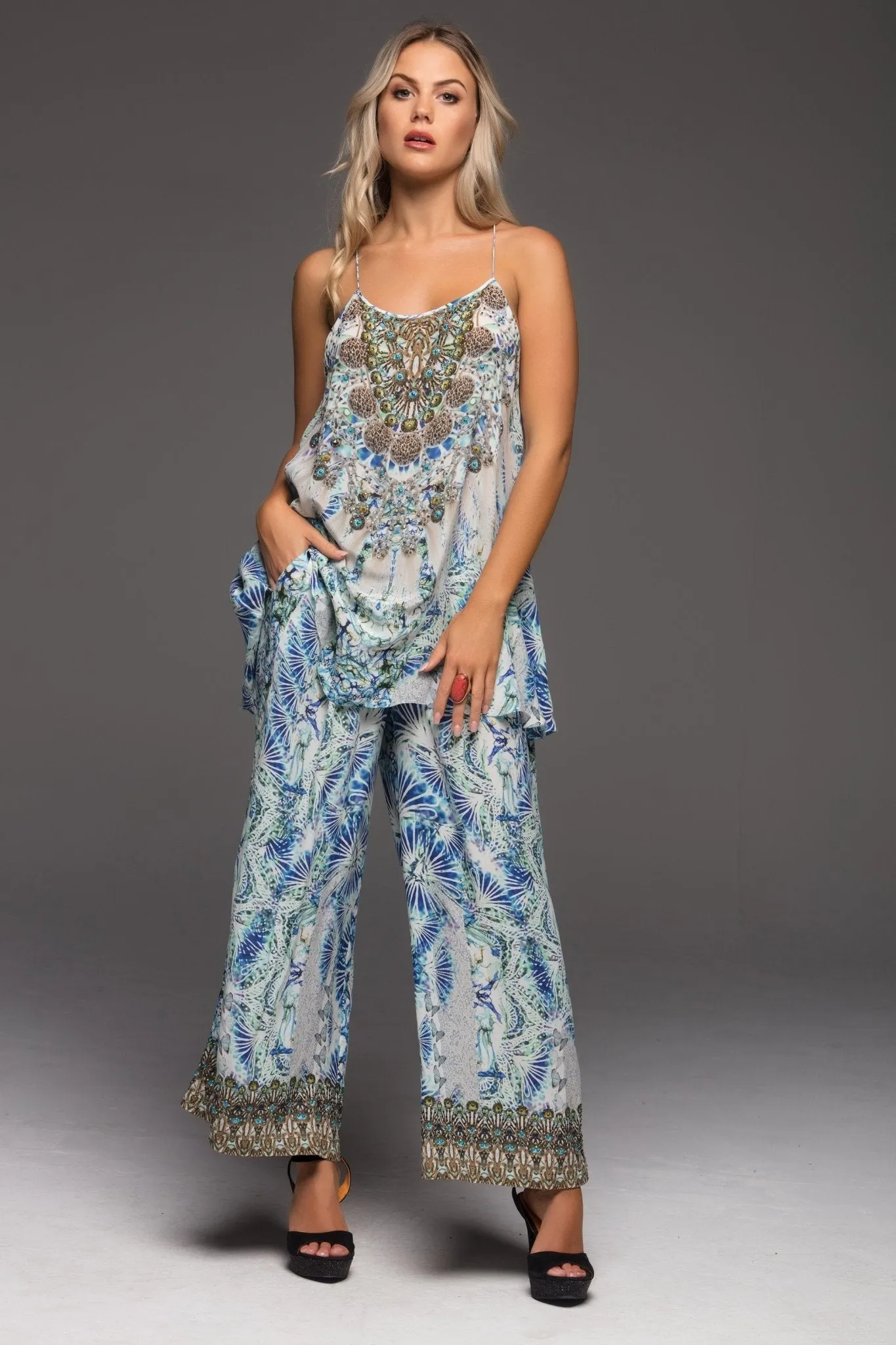 Let'S Get Lost Palazzo Pants
