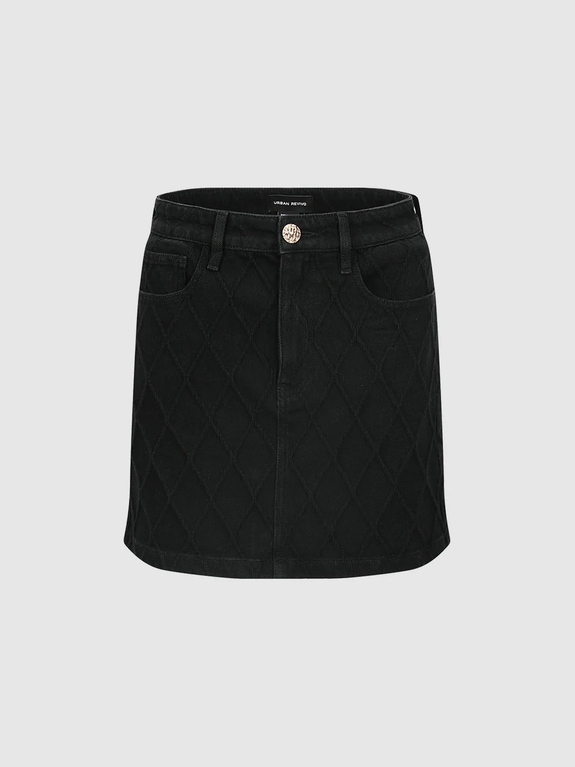 Mini A-Line Denim Skirts