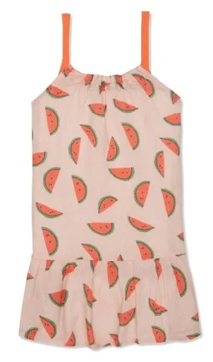 Mon Coeur Watermelon Linen Tank Dress