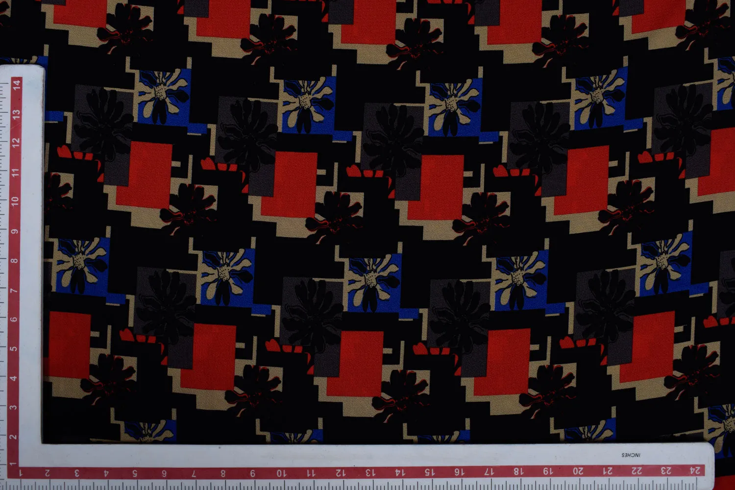 Multicolour Bubble Georgette Fabric