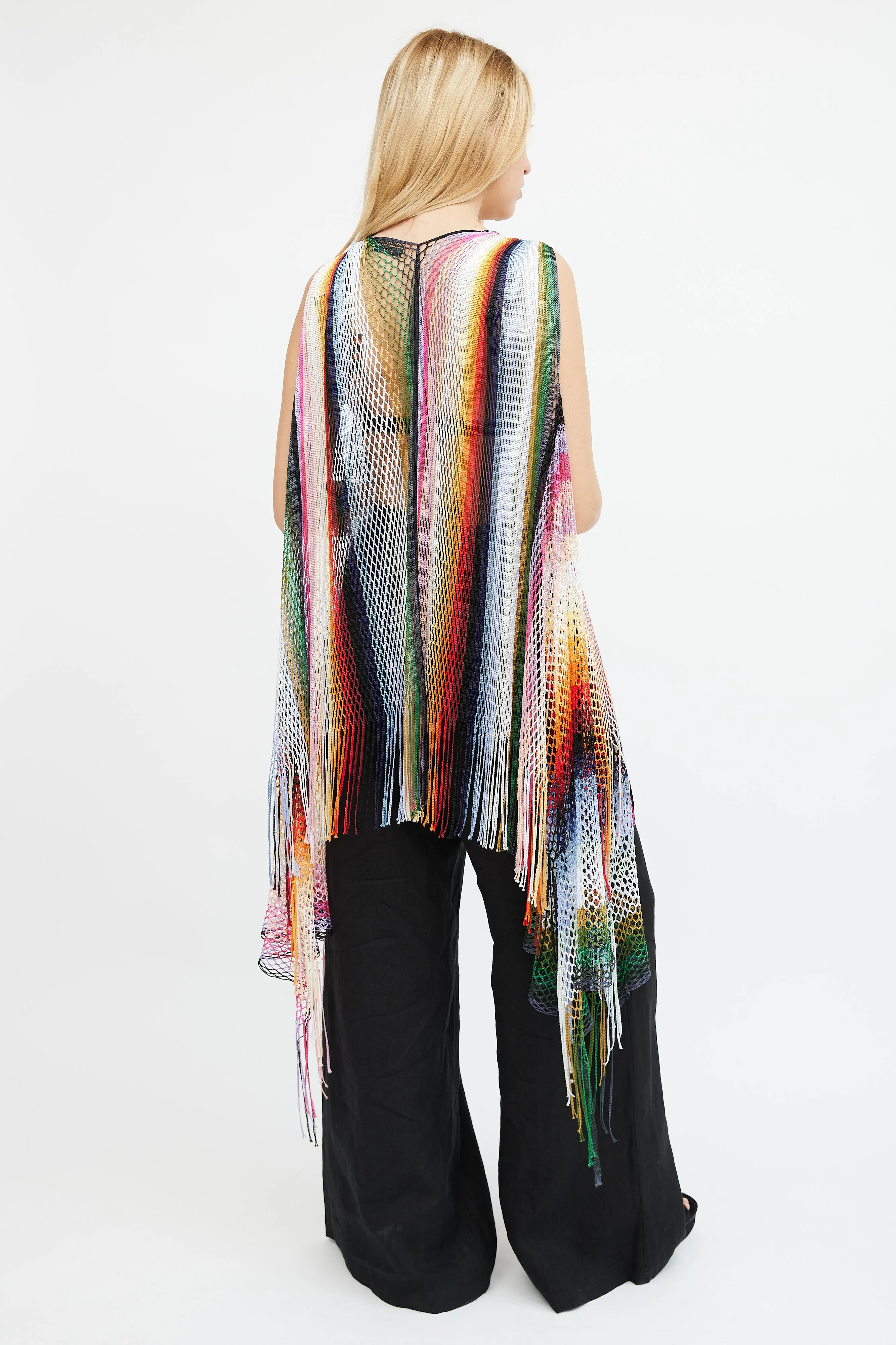 Multicolour Mesh Vest