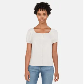 mySTYLE Women's Button Peasant Blouse