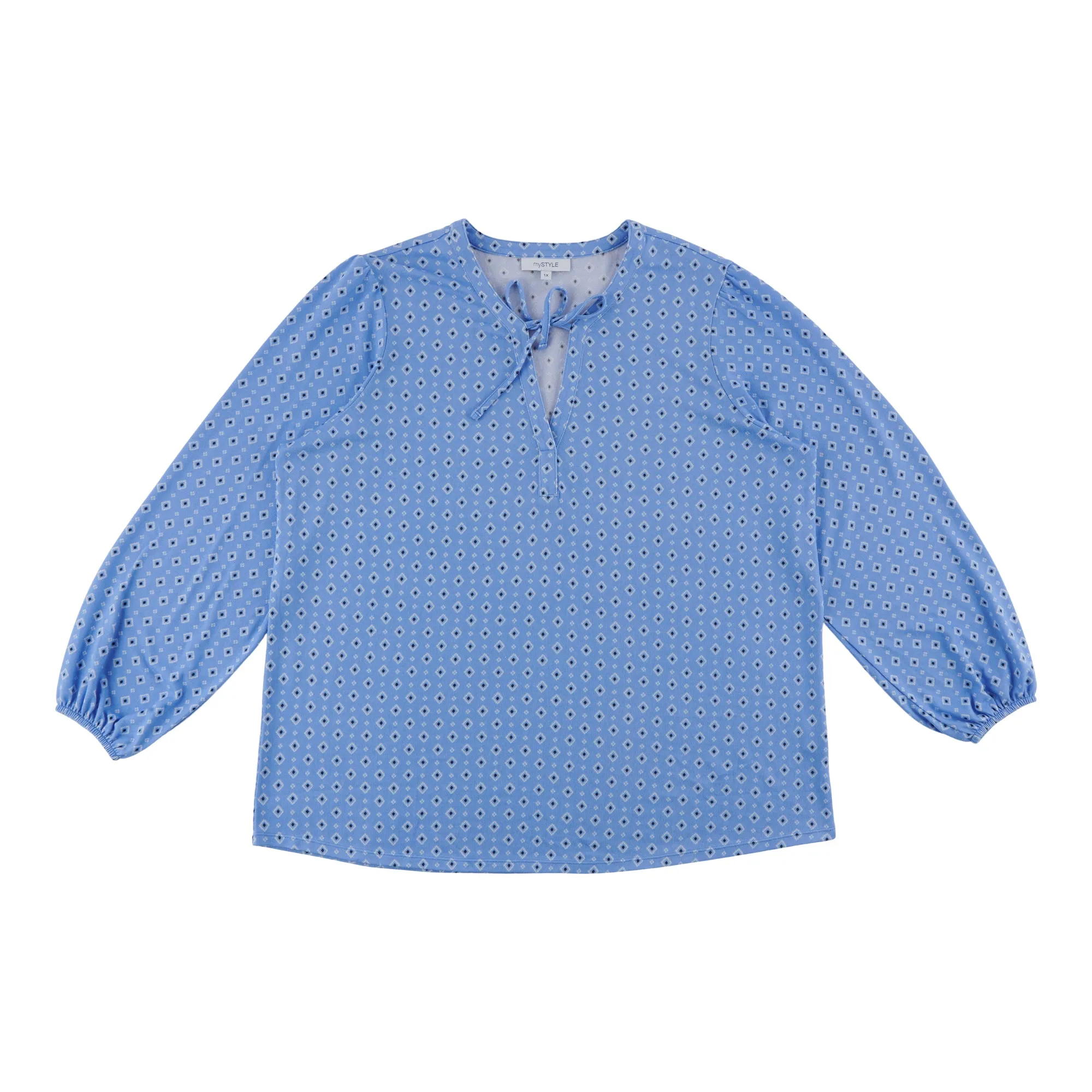 mySTYLE Women's Plus Peasant Top