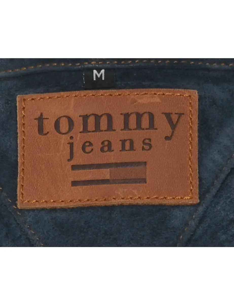 Navy Suede 1990s Jacket - M