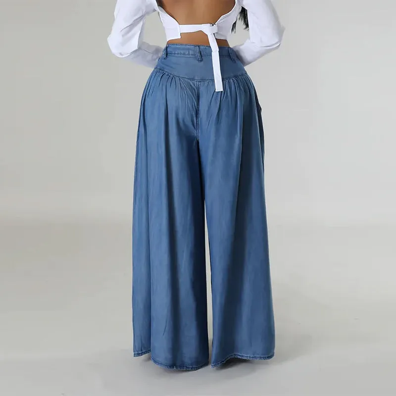 🌸NEW HOT SALE✨ Women's High-Waisted Wide-Leg Pants – Chic & Effortless Elegance! 💃