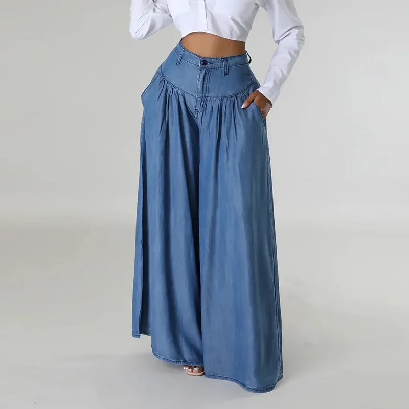 🌸NEW HOT SALE✨ Women's High-Waisted Wide-Leg Pants – Chic & Effortless Elegance! 💃