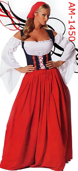 Oktoberfest Swiss Miss 4-pc. Costume 1450
