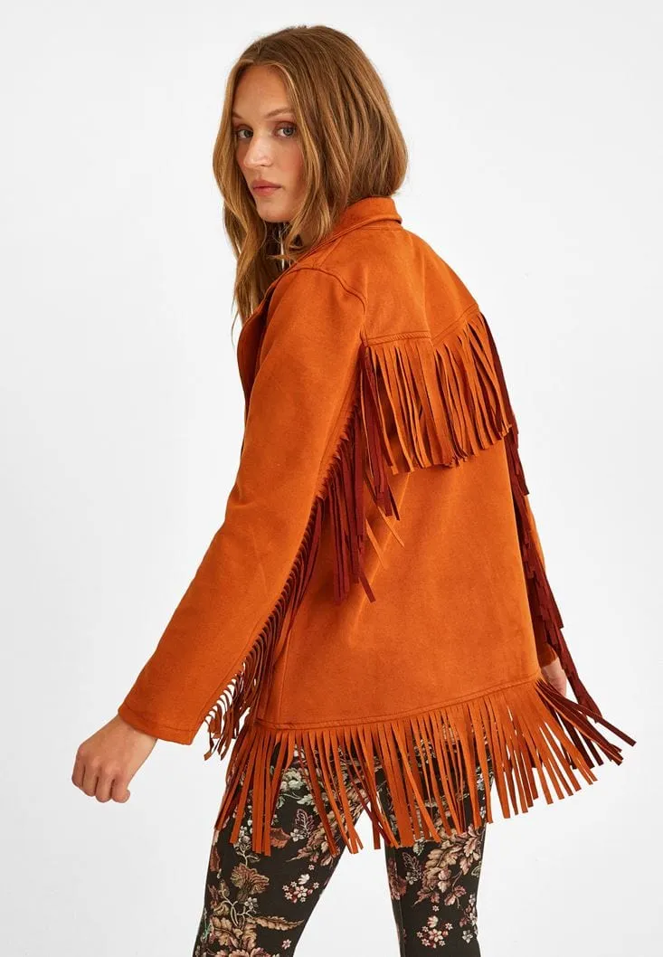 OXXO - Tassel Suede Jacket