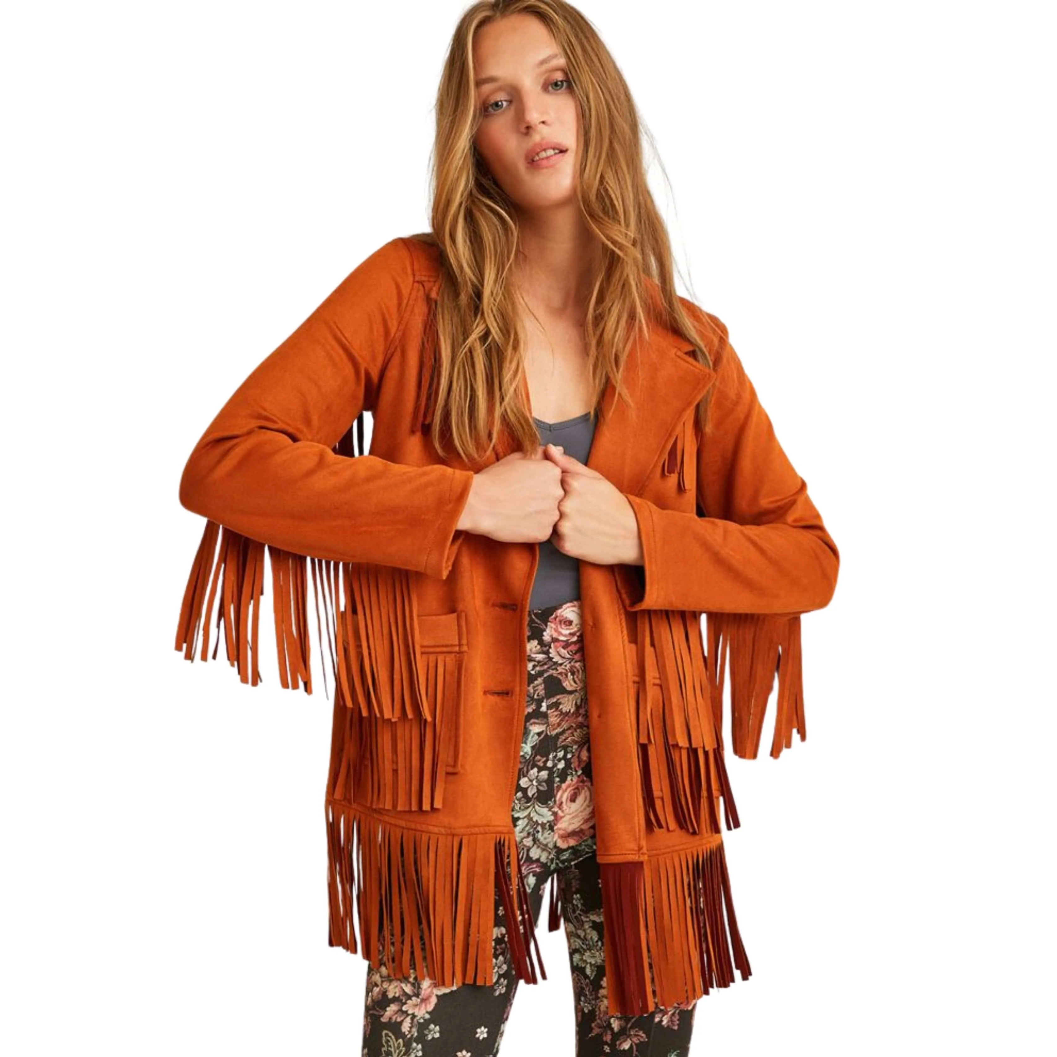 OXXO - Tassel Suede Jacket